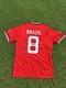 Alan Brazil Signed Manchester United Shirt Legend Autograph