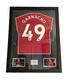 Alejandro Garnacho Hand Signed Manchester United Framed Shirt With COA