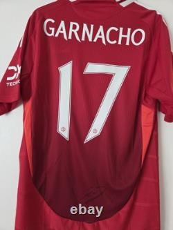 Alejandro Garnacho Manchester United Signed Shirt