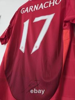 Alejandro Garnacho Manchester United Signed Shirt