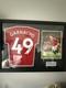 Alejandro Garnacho Manchester United Signed Shirt Framed