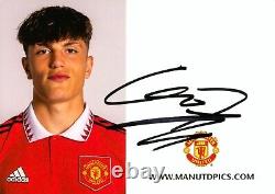 Alejandro Garnacho Signed Manchester United Original Man Utd Club Card Autograph