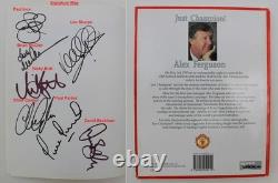 Alex Ferguson Just Champion Manchester United Book Multi Signed inc. Beckham COA