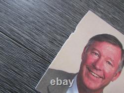 Alex Ferguson Manchester United Football Manager Original Hand Signed Photo Card