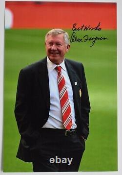 Alex Ferguson Signed 12x8 Photo Autograph Manchester United Football AFTAL COA