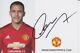 Alexis Sanchez Hand Signed Manchester United Club Card 6x4 Very Rare