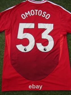 Amad Diallo Hand Signed Manchester United 2024-2025 Football Shirt Autograph