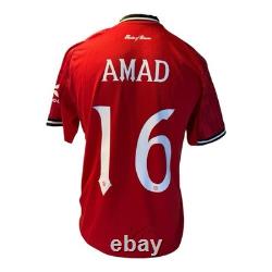 Amad Diallo Signed Manchester United Home 25/26 Shirt With Coa