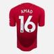 Amad Diallo Signed Manchester United Shirt 2024-25 Home 16
