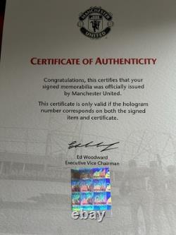 Ander Herrera Signed Manchester United Home Shirt In Original Box, Certificate