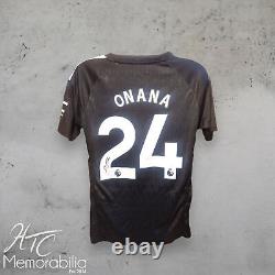 Andre Onana Signed 23/24 Manchester United Football Shirt COA