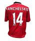 Andrei Kanchelskis Signed Manchester United 14 Football Shirt Coa & Proof
