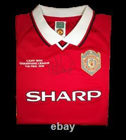 Andy Cole Signed Manchester United 1999 Champions League Final Signed Shirt