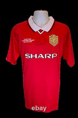 Andy Cole Signed Manchester United 1999 Champions League Final Signed Shirt