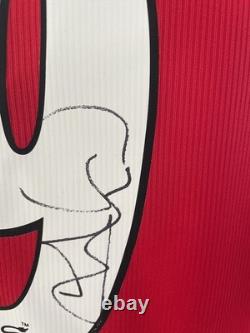 Andy Cole Signed Manchester United Shirt With COA and Photo Proof