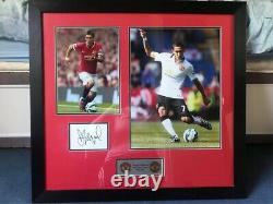Angel Di Maria Manchester United Signed & Framed Photographs with COA