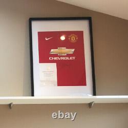 Angel Di Maria, Manchester United Signed Shirt With COA (without frame)
