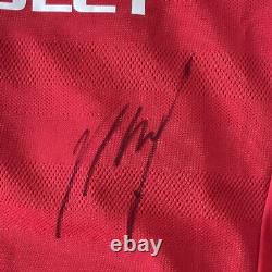 Anthony Martial & Rojo Signed Manchester United Football shirt 15/16 Small LS