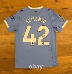 Antoine Semenyo Signed Manchester City 25/26 Signed Shirt Exact Video Proof+COA