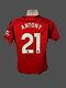 Antony Manchester United Signed 23/24 Football Shirt COA