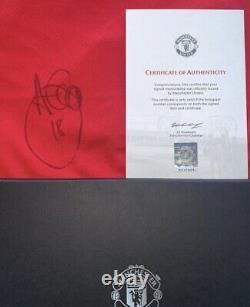 Ashley Young Signed Manchester United Shirt With Official Club Hologram COA