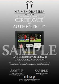 Authentic Hand-signed Cristiano Ronaldo Manchester A4 Single Photo Frame With COA