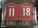 Authentic Ryan Giggs & Paul Scholes Signed Manchester United Kits + Photo Proof