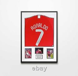 Authentically Signed Cristiano Ronaldo Signed Shirt 2008 Manchester United