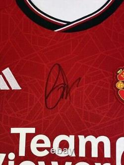 Authentically Signed Rasmus Hojlund Autograph Manchester United