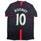 Autographed/Signed Wayne Rooney Manchester United Black Jersey Beckett BAS COA