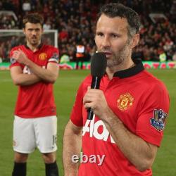 BGS Ryan Giggs Last Manchester United Game Hull 2014 Signed Auto Ticket