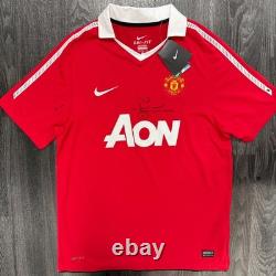 BNWT Signed Nike Manchester United 2010/2011 Home Shirt Mens Large L