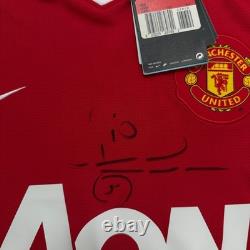 BNWT Signed Nike Manchester United 2010/2011 Home Shirt Mens Large L