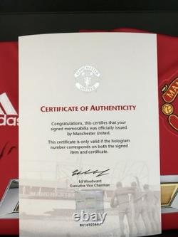 BRAND NEW- Manchester United Signed Full Team Home Shirt, Presentation Box & COA