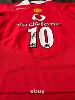 BRAND NEW Original Manchester United 2004/05 Home Shirt VAN NISTELROOY SIGNED