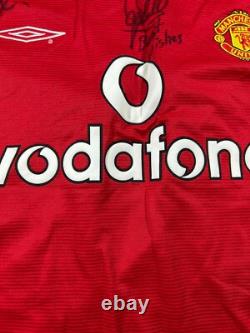 BRAND NEW SIGNED Original Umbro Manchester United 2000/2001 Home Shirt Medium