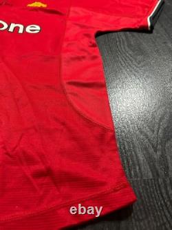 BRAND NEW SIGNED Original Umbro Manchester United 2000/2001 Home Shirt Medium
