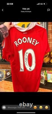 Beckett Authenticated Wayne Rooney Manchester United