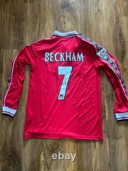 Beckham Signed Manchester United Home Shirt