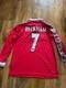 Beckham signed Manchester United home Shirt World Cup with COA included
