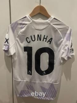 Benjamin Sesko And Luke Shaw Hand Signed Manchester United Away 2026 Shirt