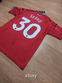 Benjamin Sesko Signed Manchester United Shirt With Exact Video Proof