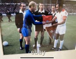 Bobby Charlton Framed Signed Manchester United 1968 Football Shirt Ed