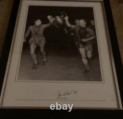 Bobby Charlton Signed Manchester United 1968 European Cup Final Framed Photo