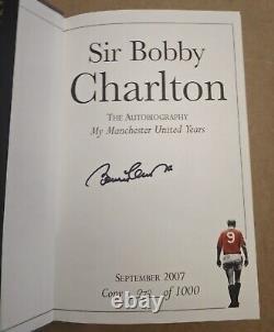 Bobby Charlton Signed My Manchester United Years Slipcased. Limited Ed' Of 1000