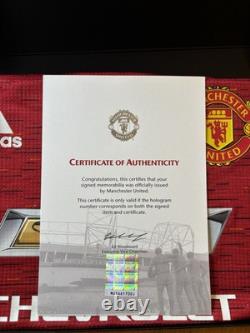 Boxed Luke Shaw Signed Manchester United Shirt With Certificate Of Authenticity