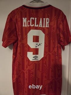 Brain Mcclair Signed Manchester United Shirt