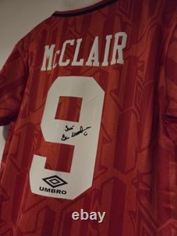 Brain Mcclair Signed Manchester United Shirt
