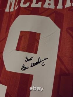 Brain Mcclair Signed Manchester United Shirt
