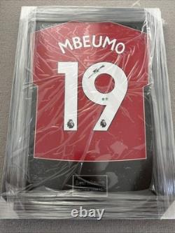 Brian Mbeumo Manchester United Signed And Framed Shirt With ACG Cert